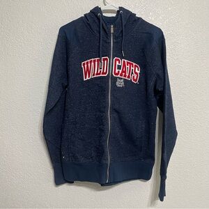 Women’s Navy Blue University of Arizona Wildcats Zip-Up Jacket
